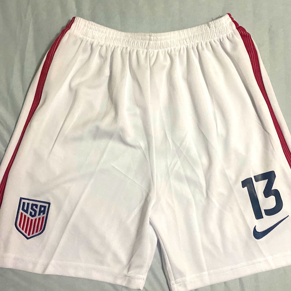 Youth Soccer Shorts with sewn patches